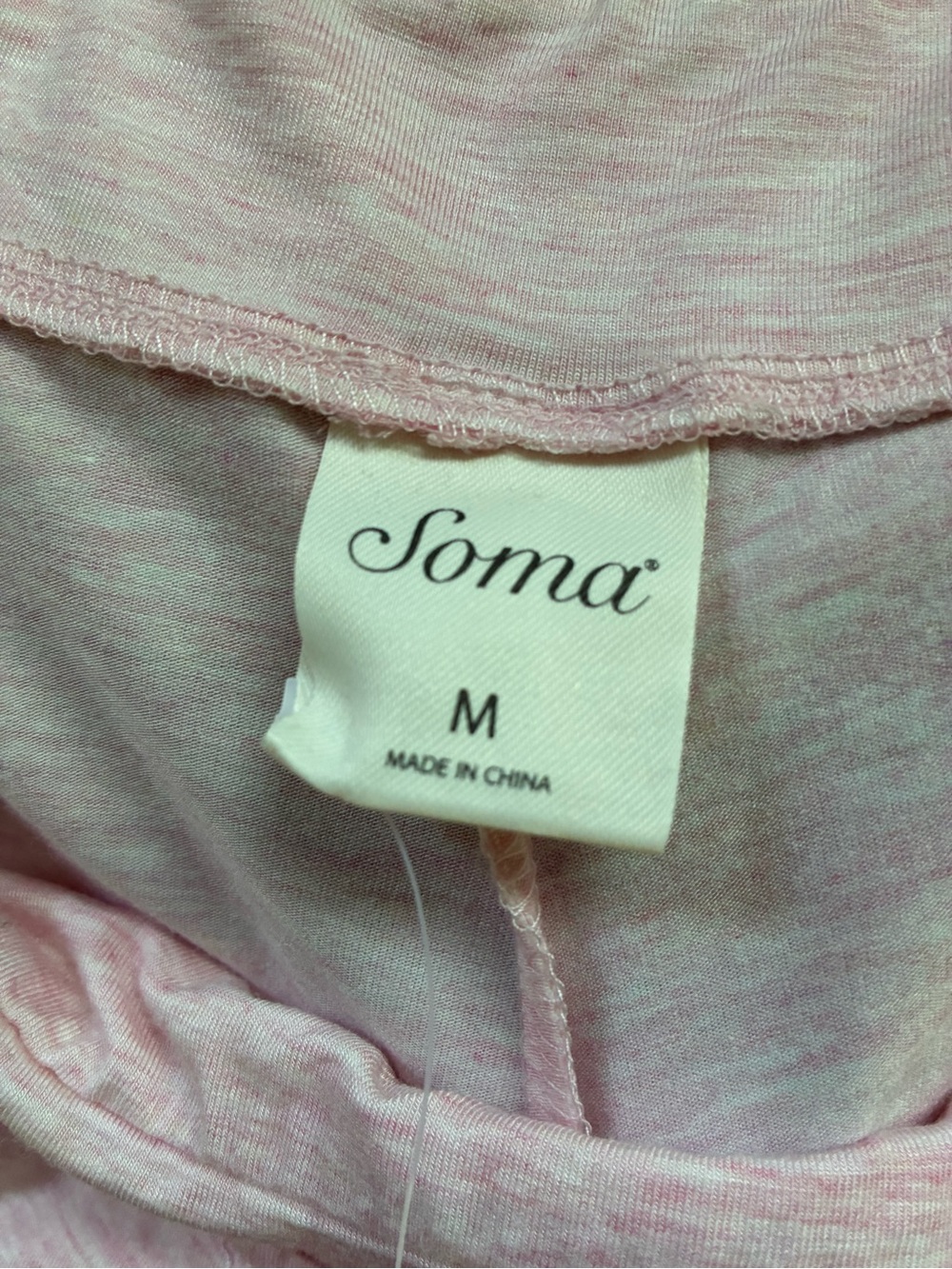 Soma NWT Cool Nights Pink Lace-Hem Pajama Pants Size Medium - Picture 2 of 7
